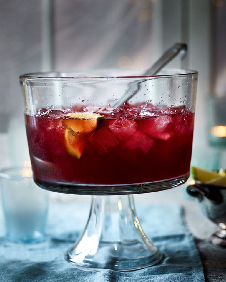 The delicious. gin party punch