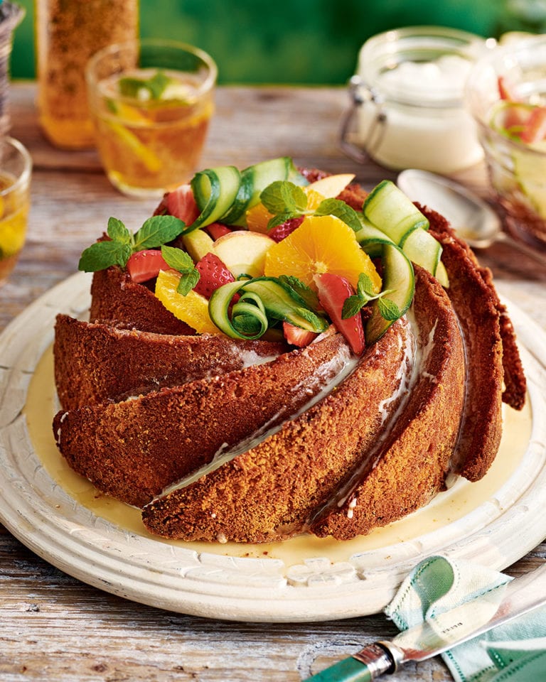 Summer-cup bundt drizzle cake